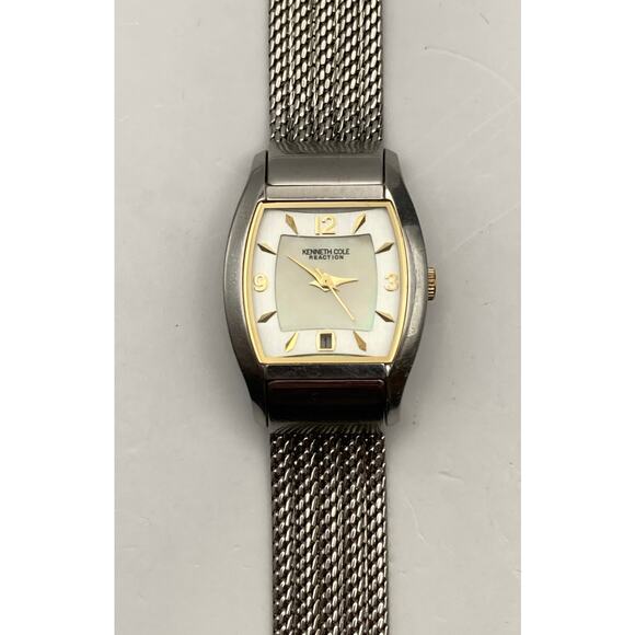 Kenneth Cole Reaction Womens Watch 25mm - New Battery -Date- WR - KC4578-U54-06 - Picture 2 of 10